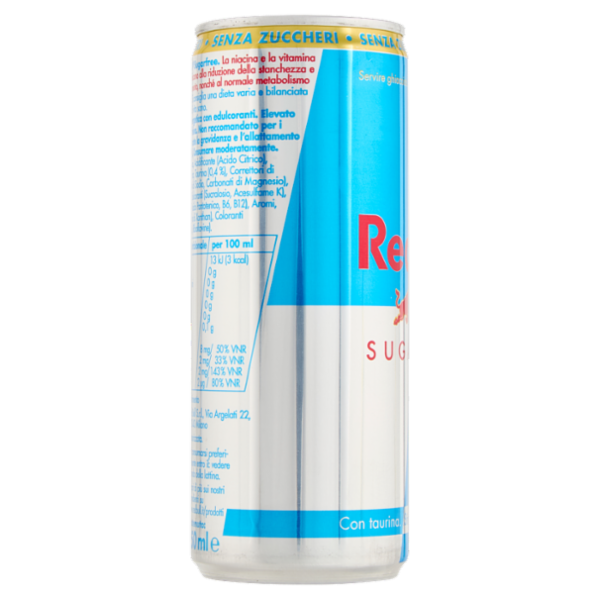 Red Bull Energy Drink, Senza Zuccheri, 250 ml