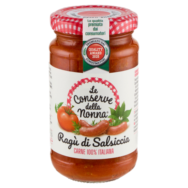 Le Conserve della Nonna Ragù di Salsiccia 190 g