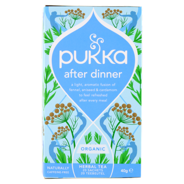 pukka after dinner Organic 20 Bustine di Miscela per Infuso 40 g