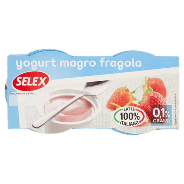 Selex Yogurt Magro Fragola 2x125 g