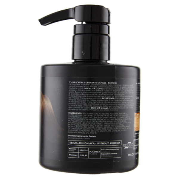 Vitalcare Professional Maschera Colorante Castano 300 ml