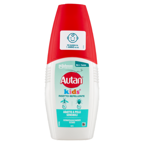 Autan Kids Vapo per bambini da 1 anno di età, insetto repellente, contro zanzare e zecche, 100ml