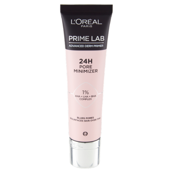 L'Oréal Paris Prime Lab, Primer Minimizzatore di Pori 24H Pore Minimizer, Trucco Più a Lungo, 30 ml