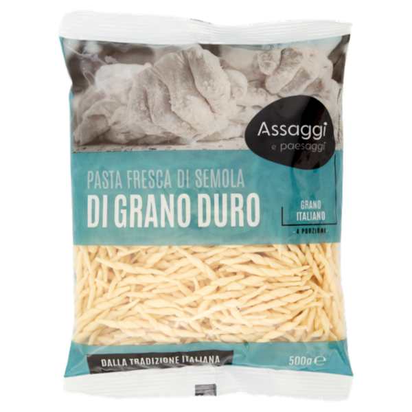 Assaggi e paesaggi Pasta Fresca di Semola di Grano Duro Trofie 500 g