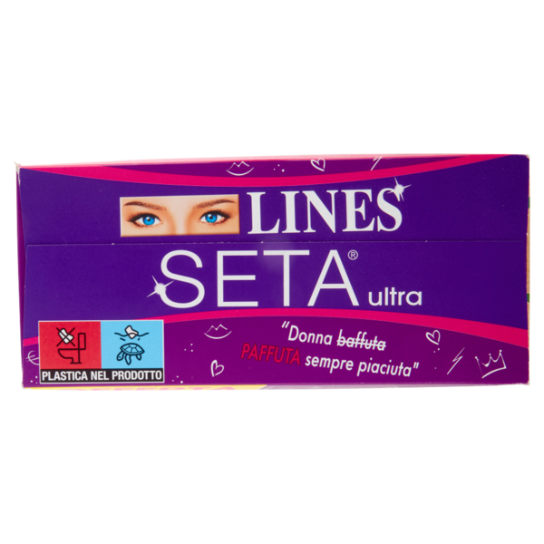 Lines Seta ultra Assorbenti Lunghi con Ali 66 pz