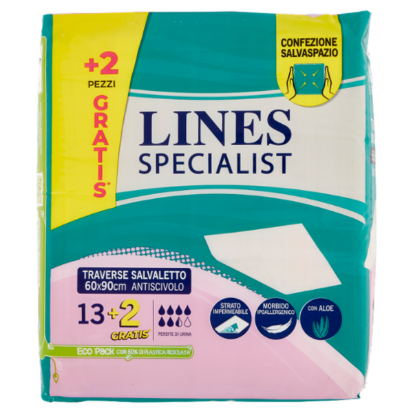 Lines Specialist Traverse Salvaletto 60x90cm Antiscivolo 13+2 pz