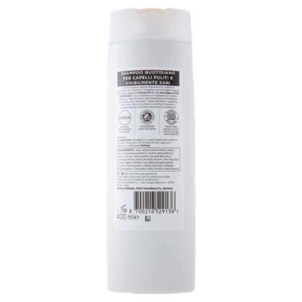 Pantene Pro-V Rigenera e Protegge Shampoo Active Nutri-Plex 400 ml