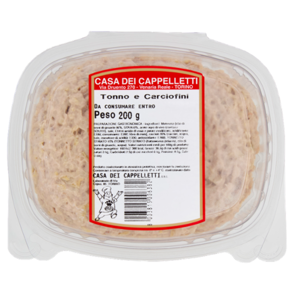 Casa dei Cappelletti Tonno e Carciofini 200 g