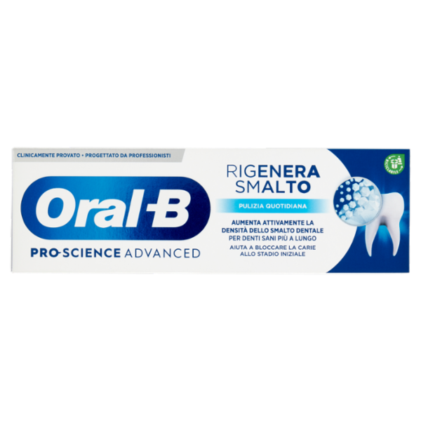 Oral-B Pro-Science Advanced Dentifricio Rigenera Smalto Pulizia Quotidiana 75 ml