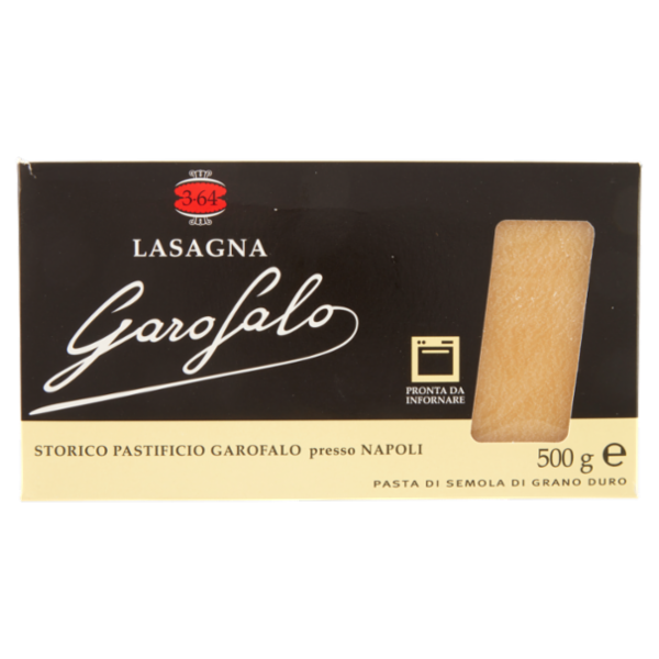 Garofalo Lasagna 3-64 Pasta di Semola di Grano Duro 500 g