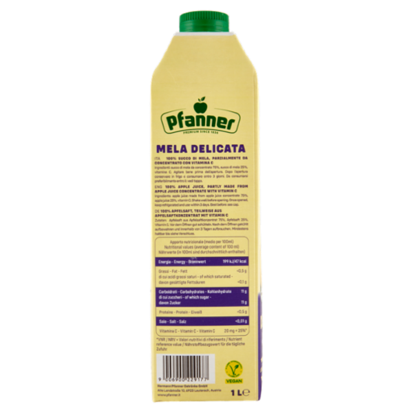 Pfanner Mela Delicata 100% Mela 1 L