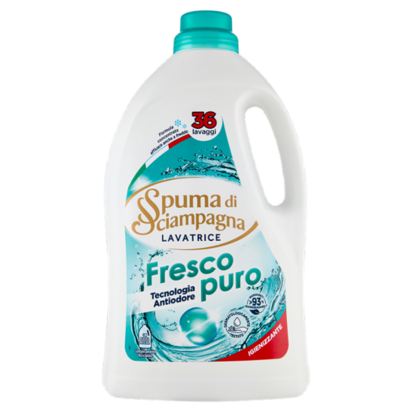 Spuma di Sciampagna Lavatrice Fresco puro 1620 ml
