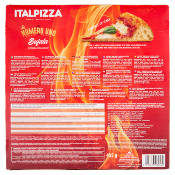 Italpizza la Numero Uno Bufala 435 g