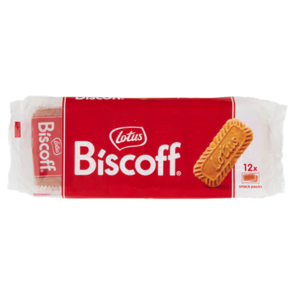 Lotus Biscoff 12 snack packs 186 g