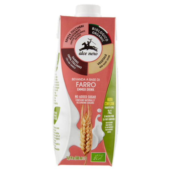 alce nero Bevanda a Base di Farro 500 ml