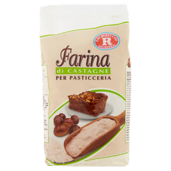 F.lli Rebecchi Valtrebbia Farina di Castagne per Pasticceria 350 g