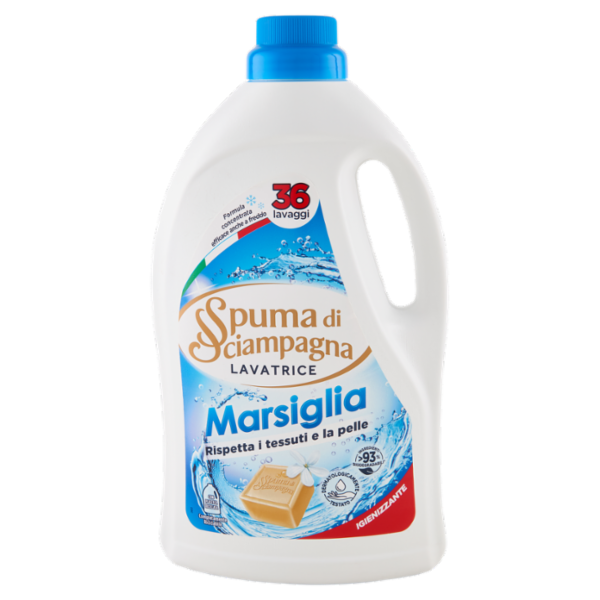 Spuma di Sciampagna Lavatrice Marsiglia 1620 ml
