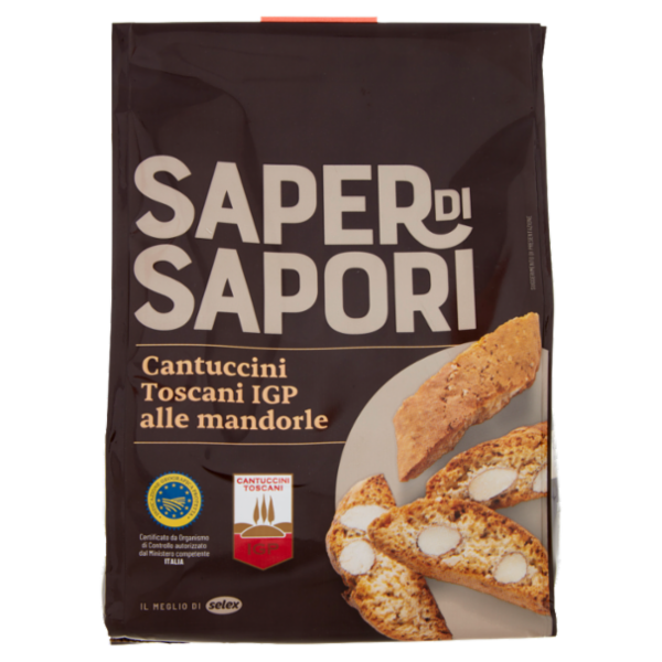 Selex Saper di Sapori Cantuccini Toscani I.G.P. alle Mandorle 250 g