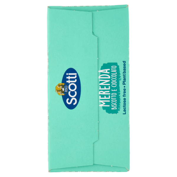 Riso Scotti Si con Riso Senza Lattosio Merenda Biscotto e Cioccolato 8 x 25 g