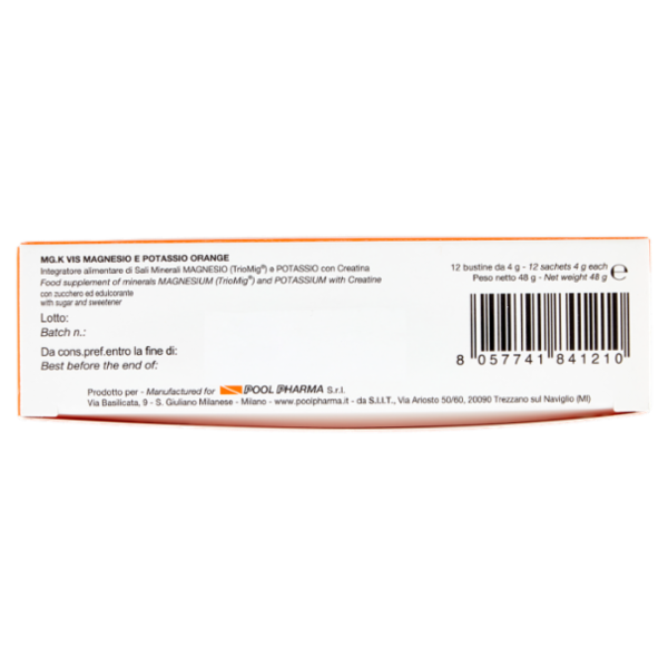 MG.K Vis Magnesio-Potassio Sali + Minerali 12 x 4 g