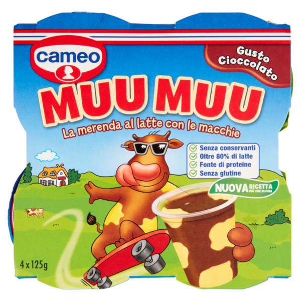 cameo Muu Muu Gusto Cioccolato 4 x 125 g