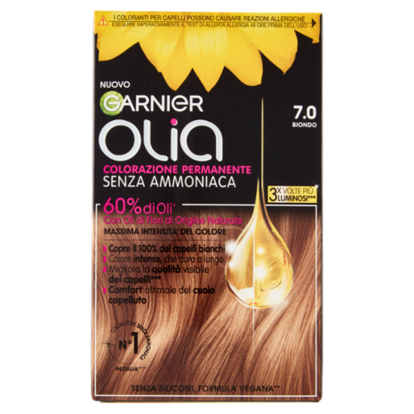 Garnier Olia Tinta Capelli, Senza Ammoniaca, Dark Blonde 70