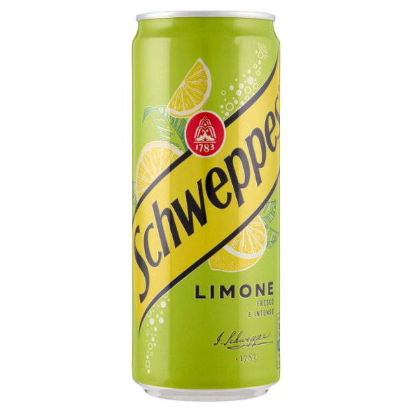 Schweppes Limone lattina sleek 0,33 L
