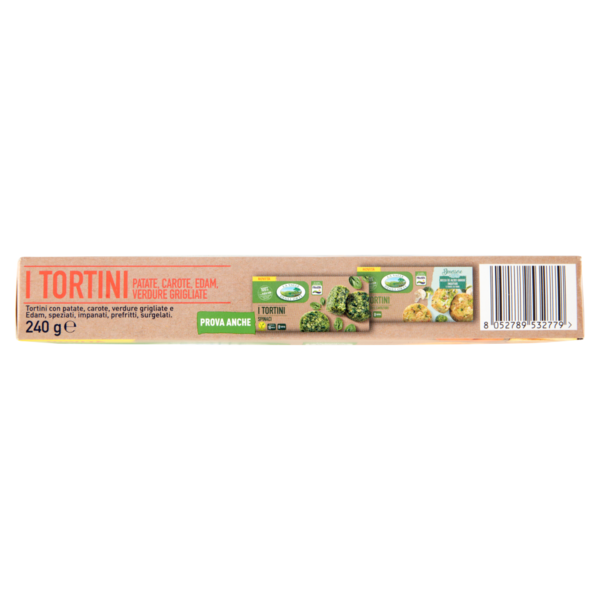 La Valle Degli Orti i Tortini Patate, Carote, Edam, Verdure Grigliate 8 Tortini 240 g
