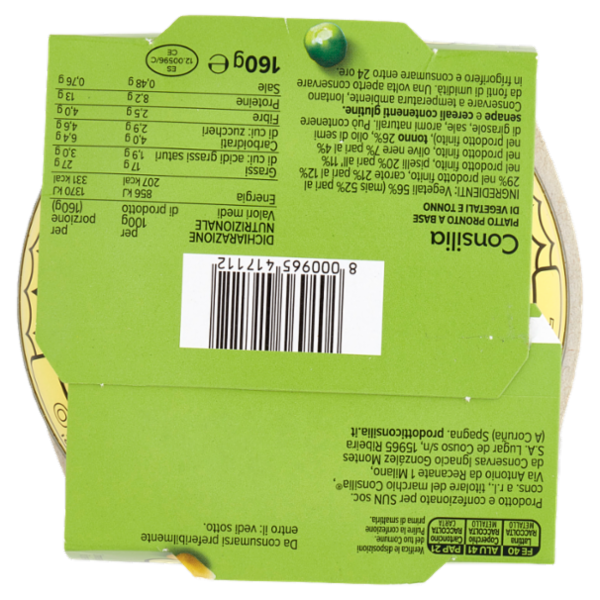 Consilia Insalata di Tonno e Mais 160 g