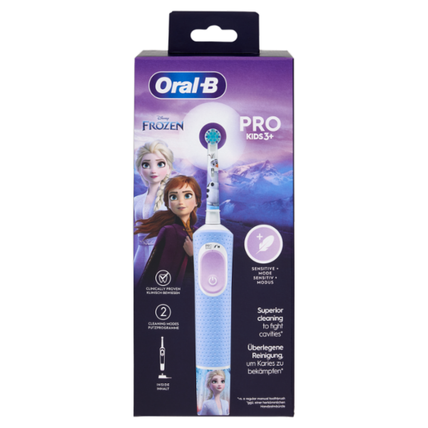Oral-B Spazzolino Elettrico Ricaricabile Pro Kids 3+ Disney Frozen