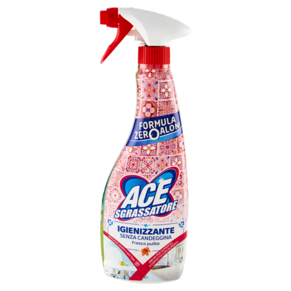 Ace Sgrassatore Igienizzante Senza Candeggina Fresco pulito 500 ml