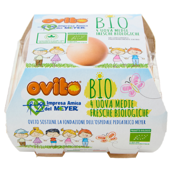 Ovito Bio 4 Uova Medie Fresche Biologiche