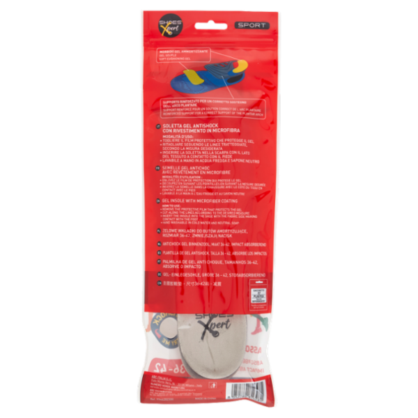 Shoes'Xpert Sport Soletta Gel Taglia 36-42