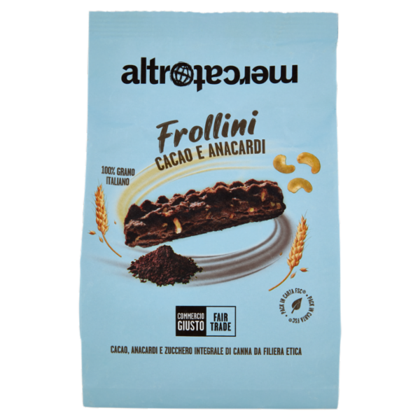 altromercato Frollini Cacao e Anacardi 300 g