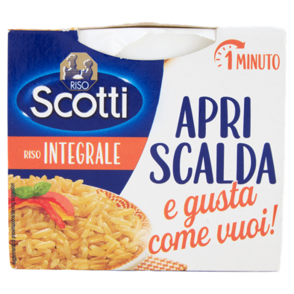 Riso Scotti Apri Scalda e gusta come vuoi! Riso Integrale 200 g
