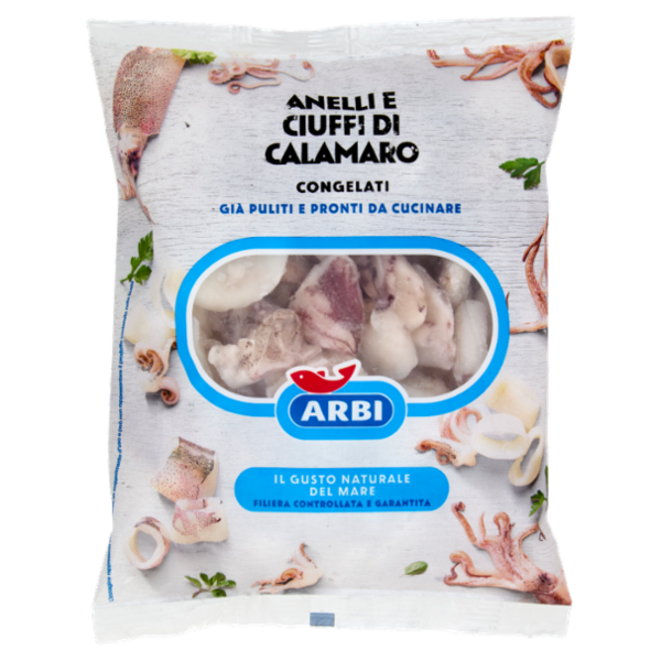 Arbi Anelli e Ciuffi di Calamaro Congelati 400 g