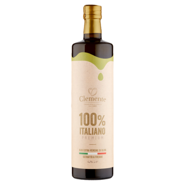 Clemente 100% Italiano Premium Olio Extra Vergine di Oliva 0,75 L