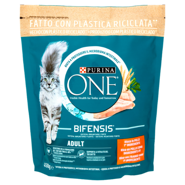 PURINA ONE Adult Ricco in Pollo 450 g