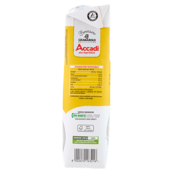 Granarolo Benessere Accadì Senza Lattosio 3% di Grassi 1 L