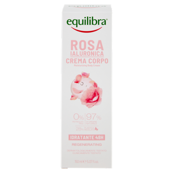equilibra Rosa Ialuronica Crema Corpo Idratante 48H 150 ml