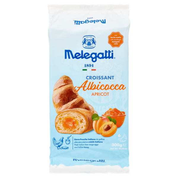 Melegatti 1894 Croissant Albicocca 6 x 50 g