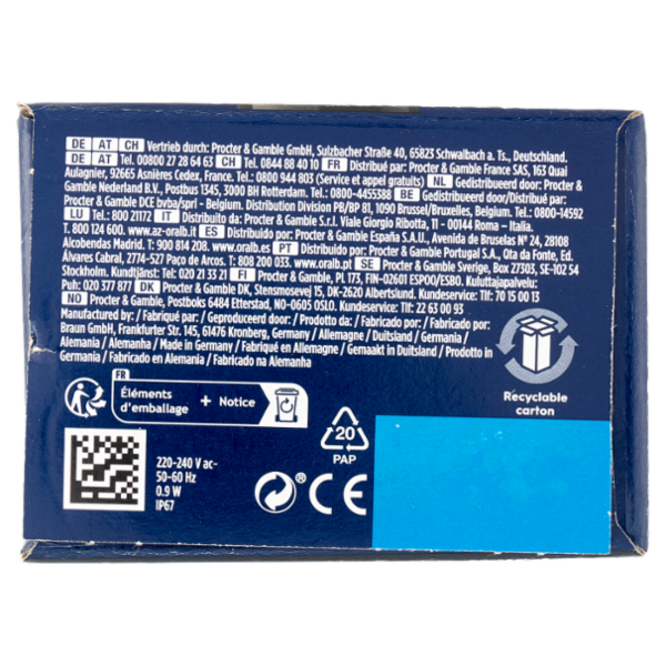 Oral-B Spazzolino Elettrico Denti Ricaricabile Pro Series 1 Black