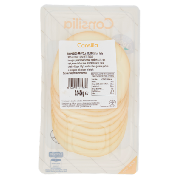 Consilia Provola Affumicata a Fette senza Lattosio 140 g