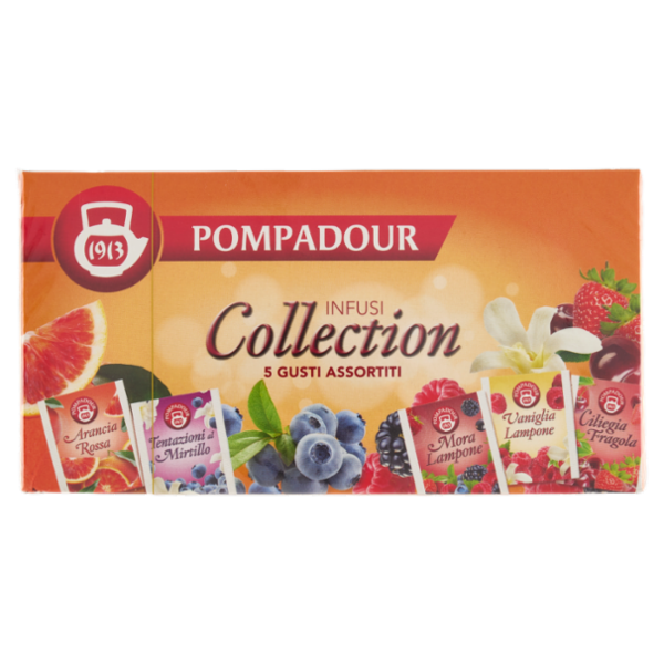 Pompadour Infusi Collection 5 Gusti Assortiti 25 x 2,75 g