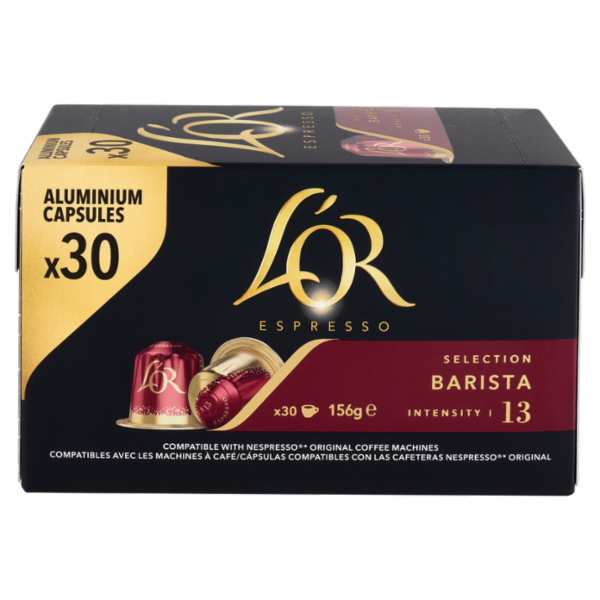 L'OR Barista 13- 30 Capsule Caffè Compatibili con Macchine Nespresso*® Original 156g
