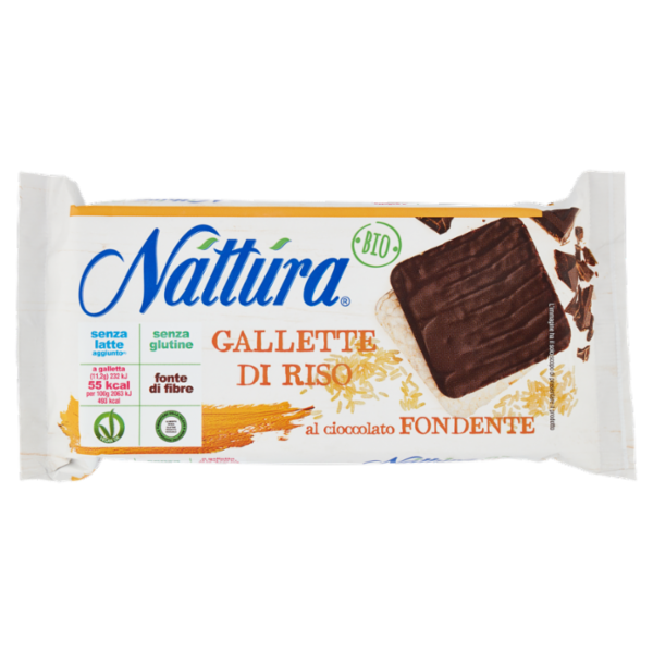 Náttúra Gallette di riso al cioccolato Fondente Bio 90 g