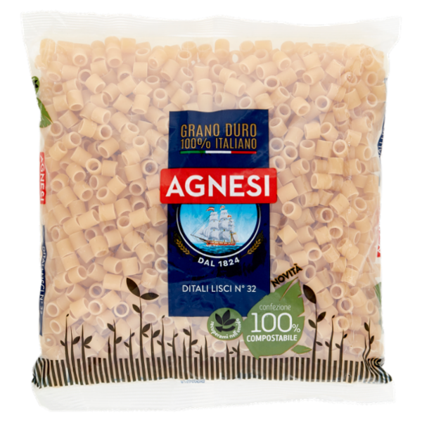 Agnesi Ditali Lisci N° 32 500 g