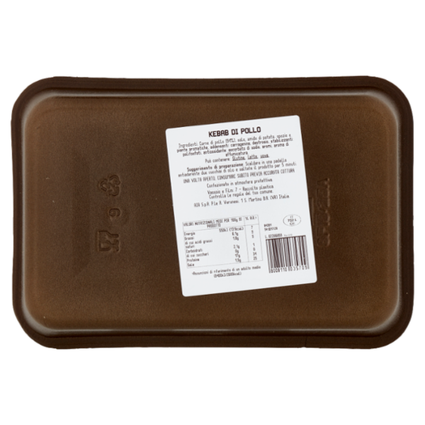 Aia Kebab di Pollo Tagliato in Sfoglie 0,300 kg