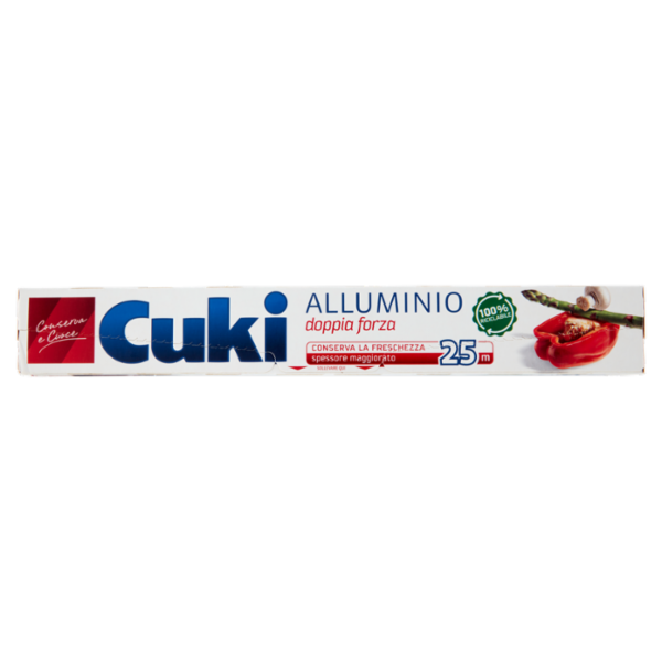 Cuki Conserva e Cuoce Alluminio doppia forza 25 m