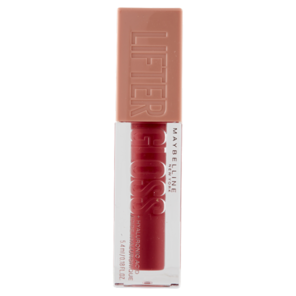Maybelline New York Lifter Gloss, Lucidalabbra con acido ialuronico, Rock (005), 5,4 ml
